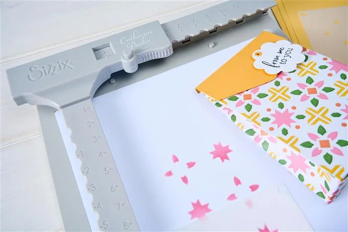 Print & Pattern Patchwork Mini Layered Stencils (4 pack) - Catherine Pooler - Sizzix