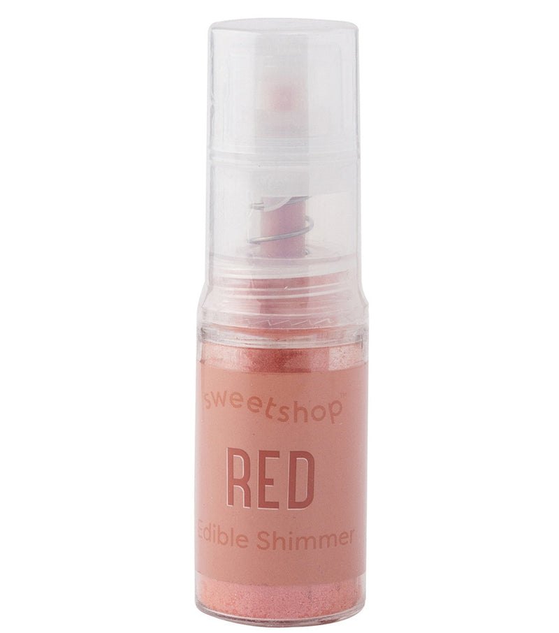 Edible Shimmer Dust Pumps (Red) - Sweetshop
