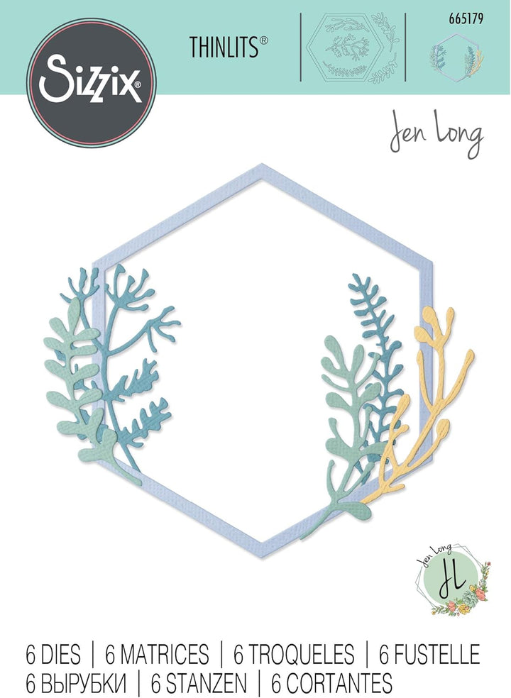Botanical Frame Thinlits Die Set - Jen Long - Sizzix