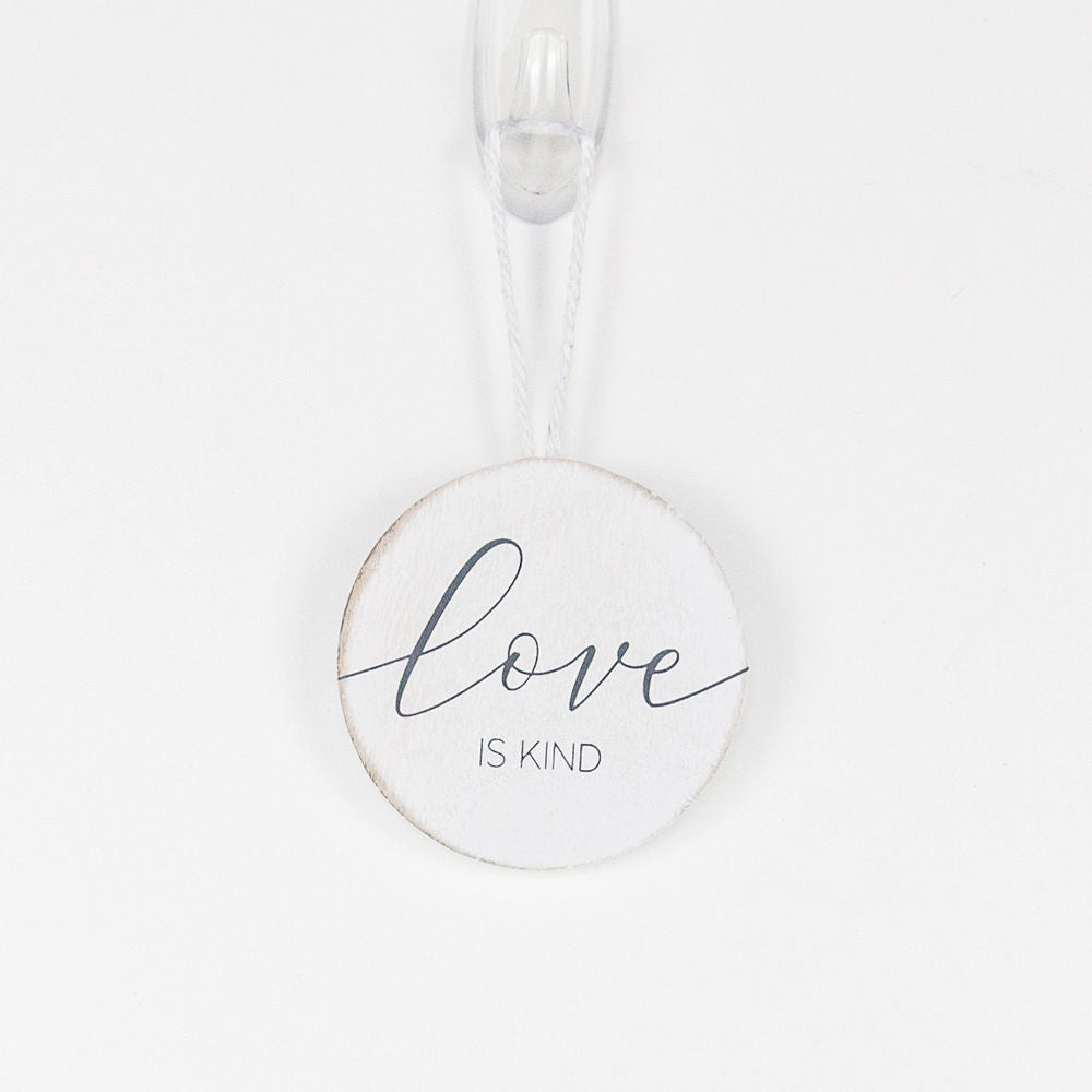 Love Is Kind Wood Ornament