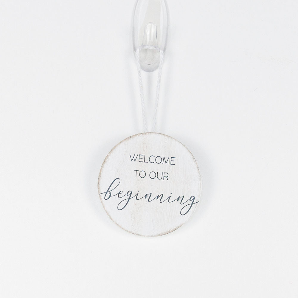 Welcome Wood Ornament