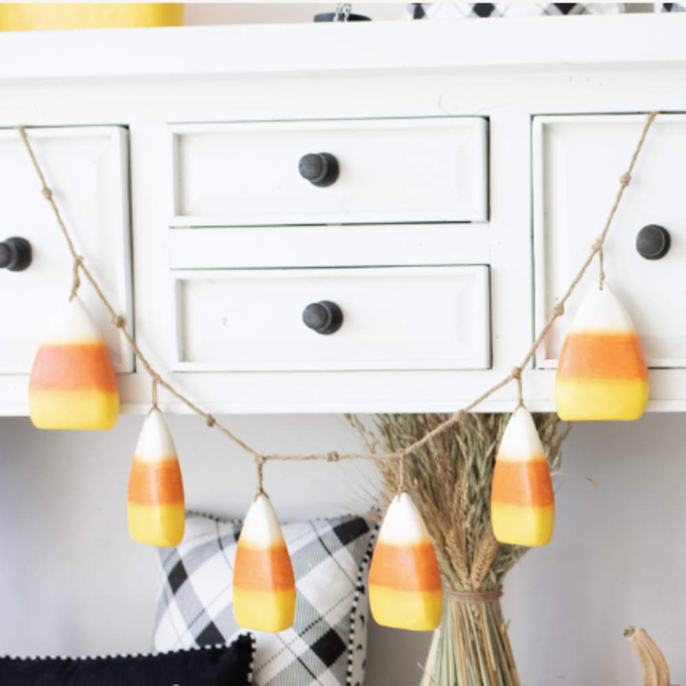 Paper Mache Candy Corn Swag