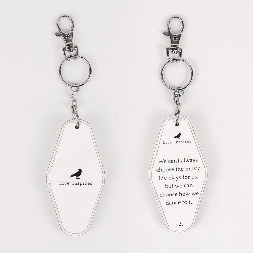 Wood Keychain - Life Dance