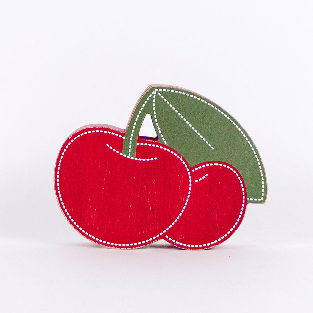 Life Is Sweet Wood Shape - Cherry Multicolor