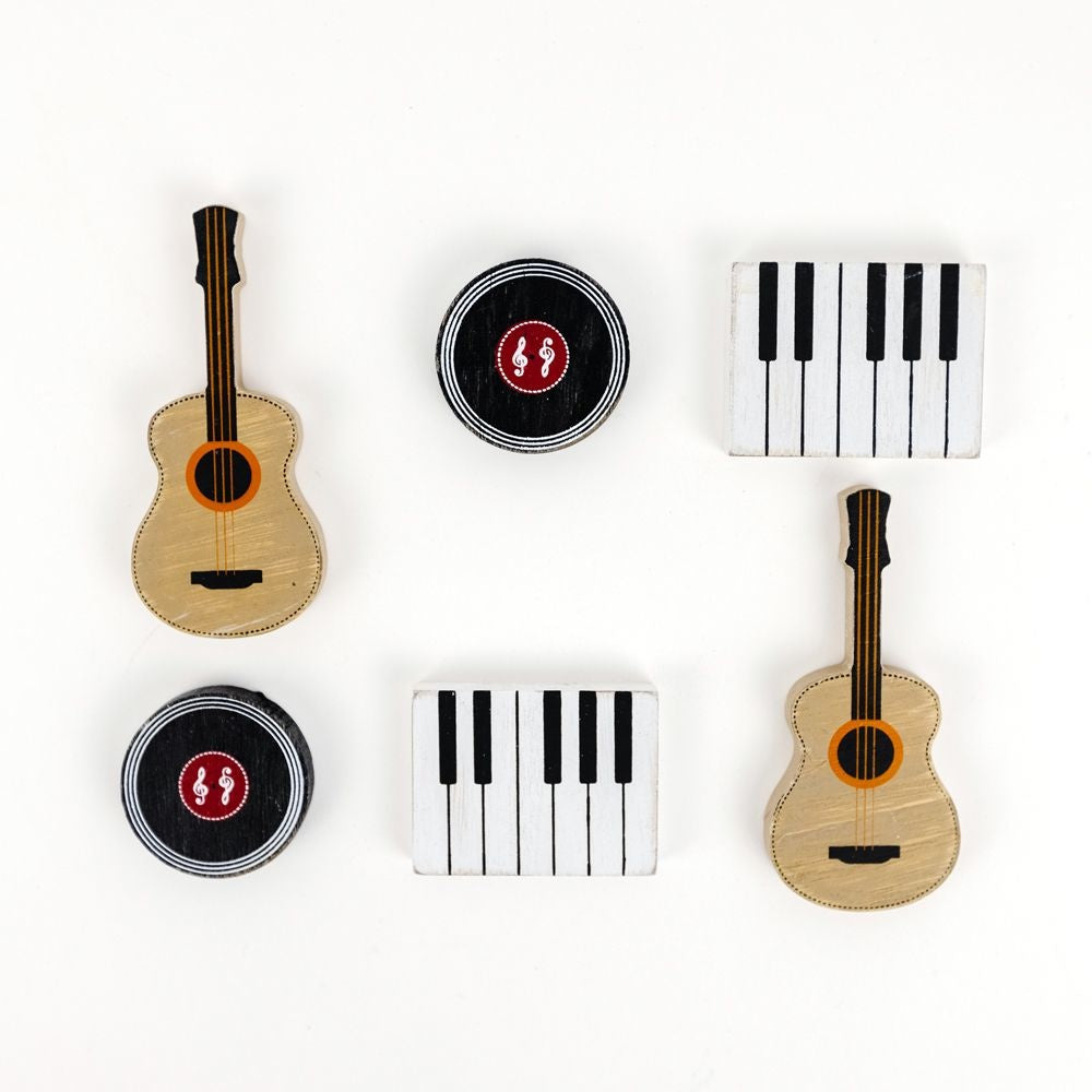 Music Wood Shapes Set
