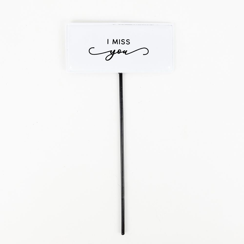 Miss You Metal Enamel Pick
