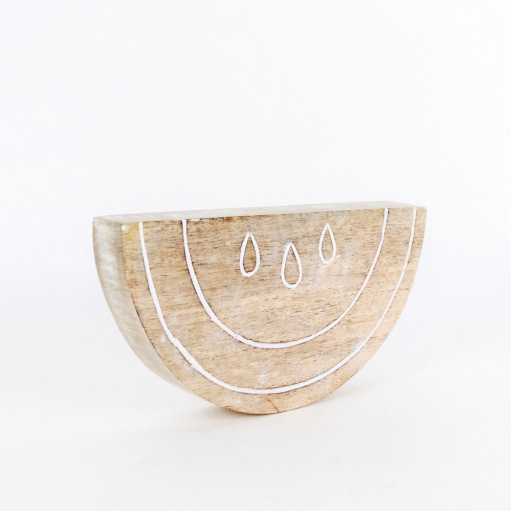 Mango Wood Melon Shape