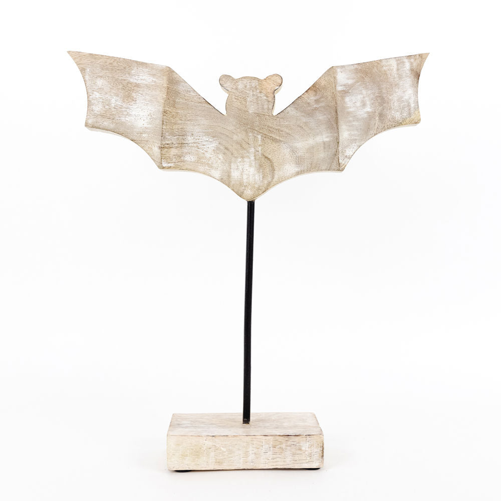 Bat Wood Shape on Stand
