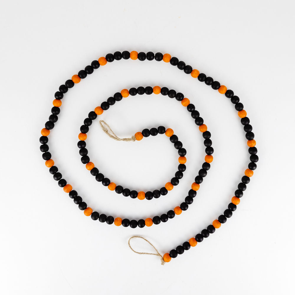 Halloween Wood Bead Garland