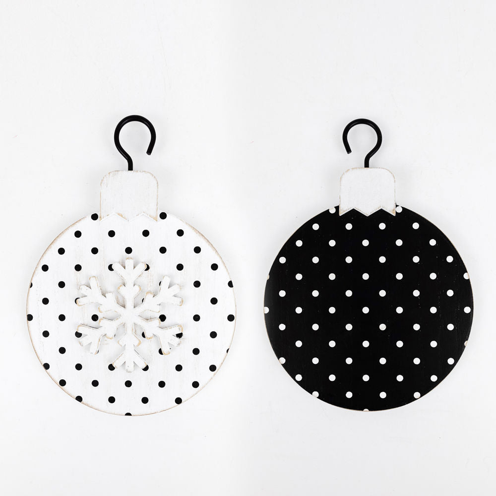 Snowflake Wood Ornament