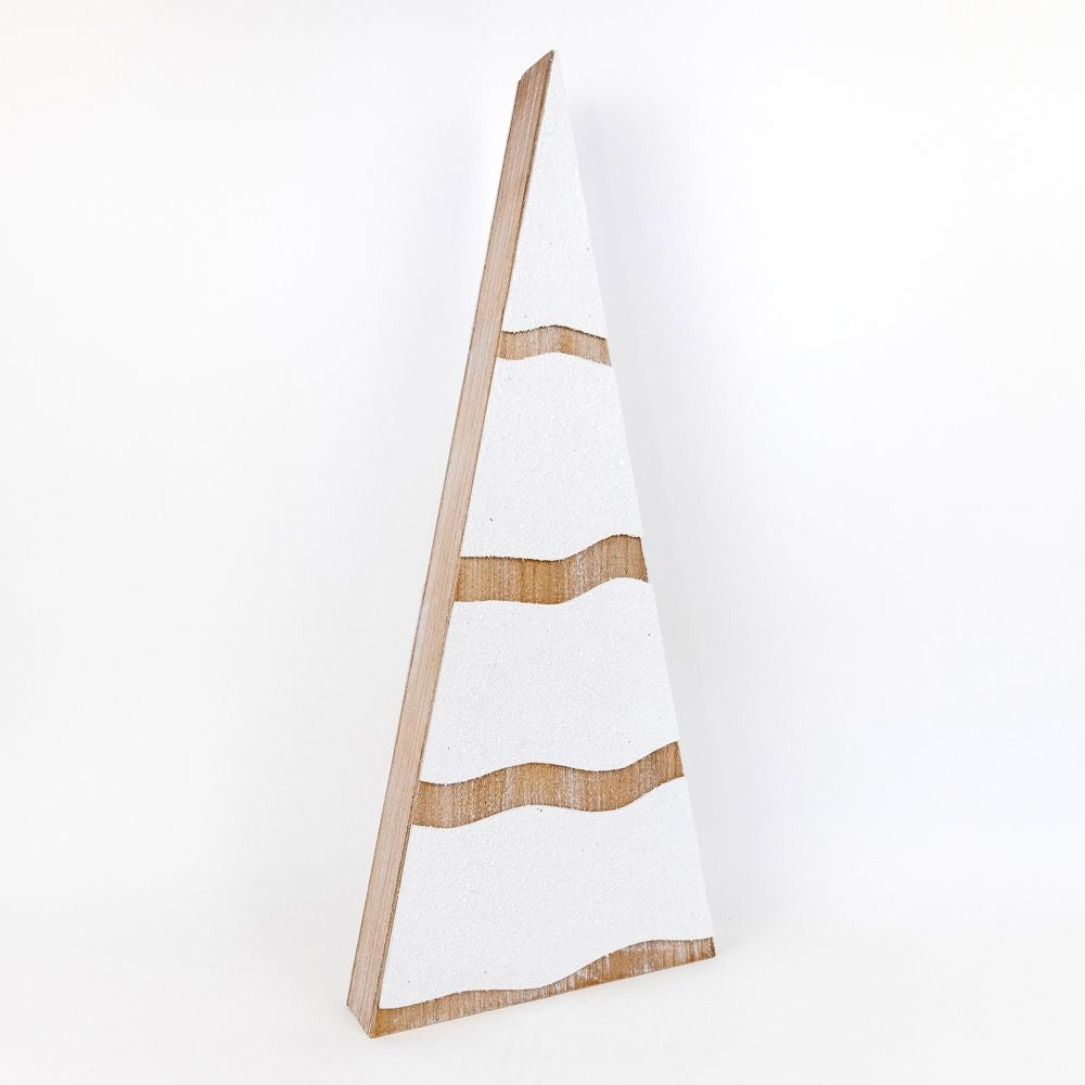 Chunky Wood Tree Decoration