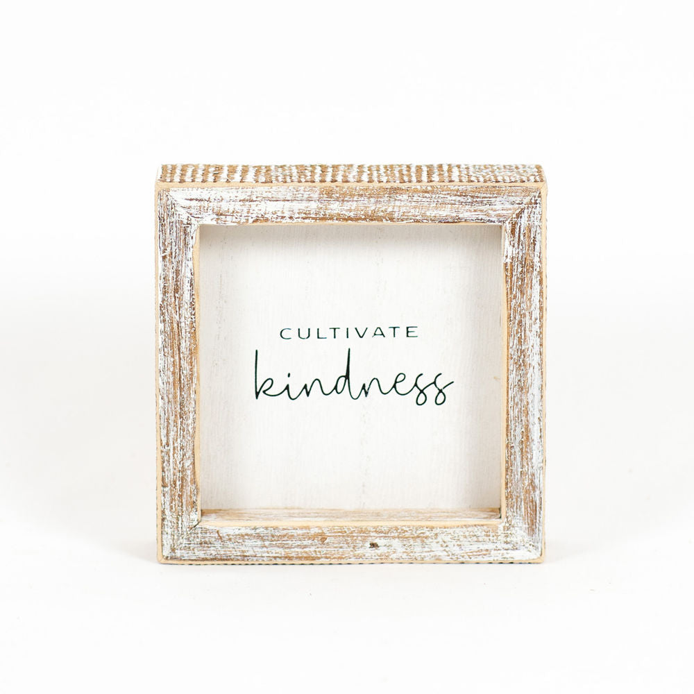 Kindness Wood Frame Sign