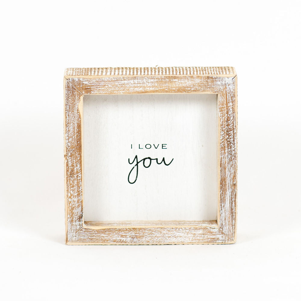Love Wood Frame Sign