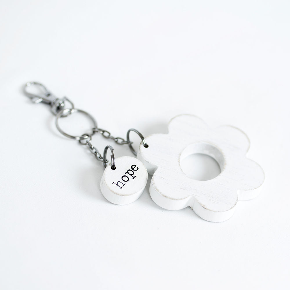 Hope Wood Keychain