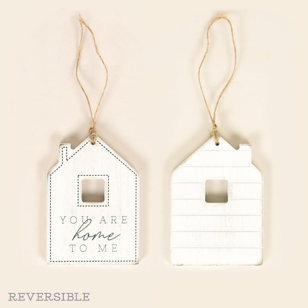 HOME Wood Reversible Tag