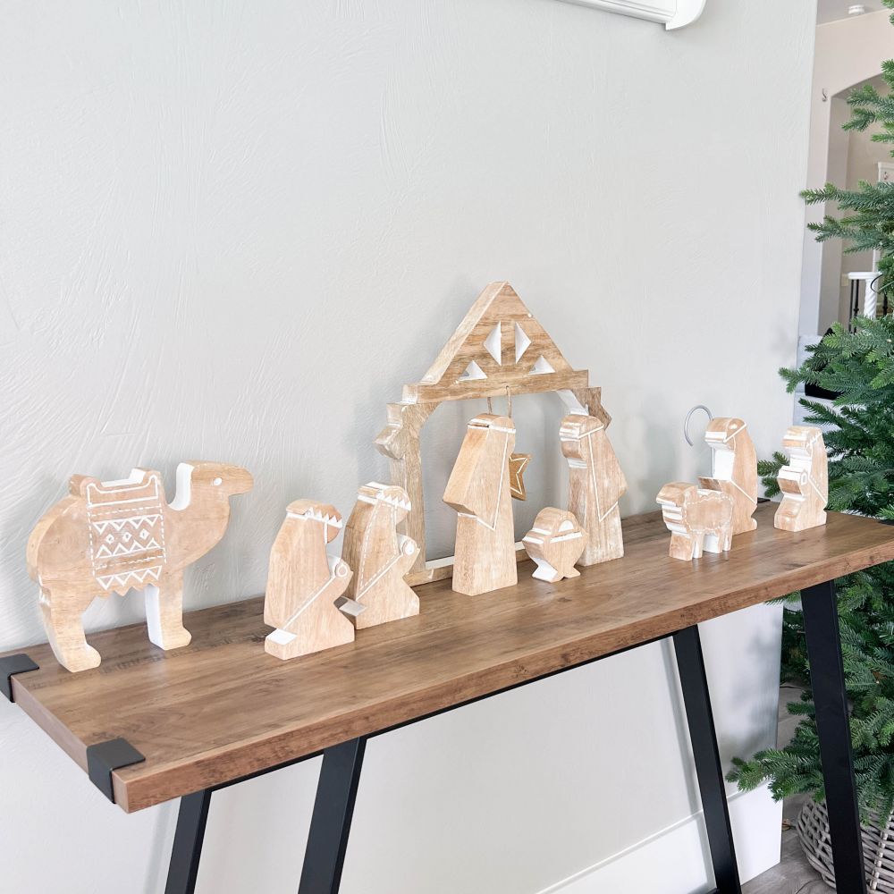 Nativity Wood Cutout Set