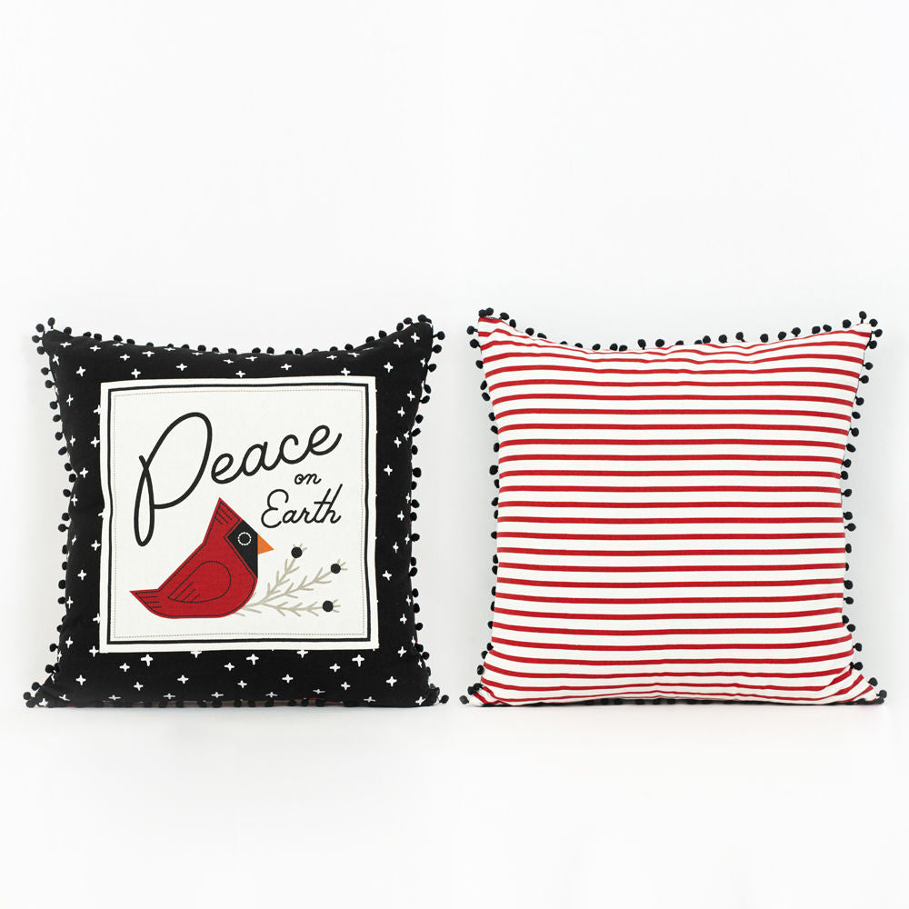 Peace 20x20 Reversible Linen Pillow