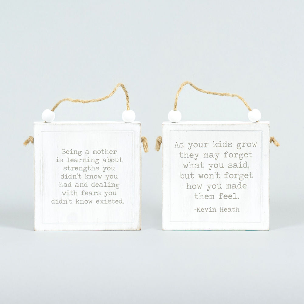 Mother's Love Reversible Wood Sign