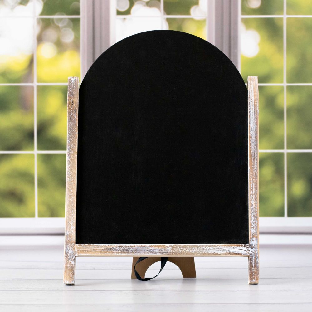 Large Wood Table Chalkboard