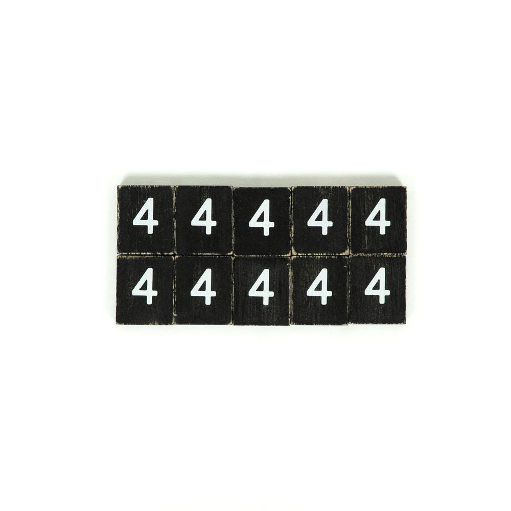 Wood Letter Tiles Set of Ten