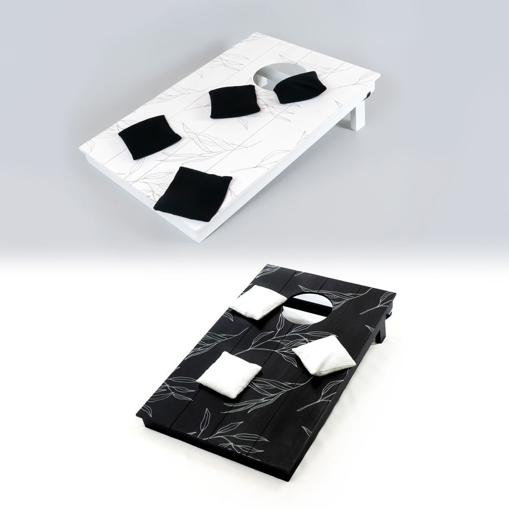 Wood Cornhole Game Board Set