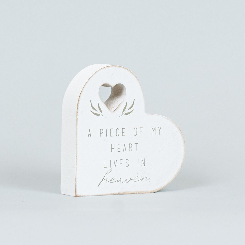 Forever In Our Hearts Wooden Remembrance Piece