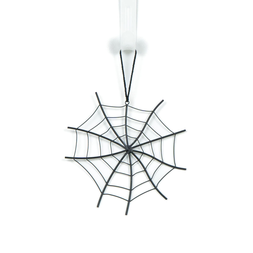 Spider Web Metal Ornament