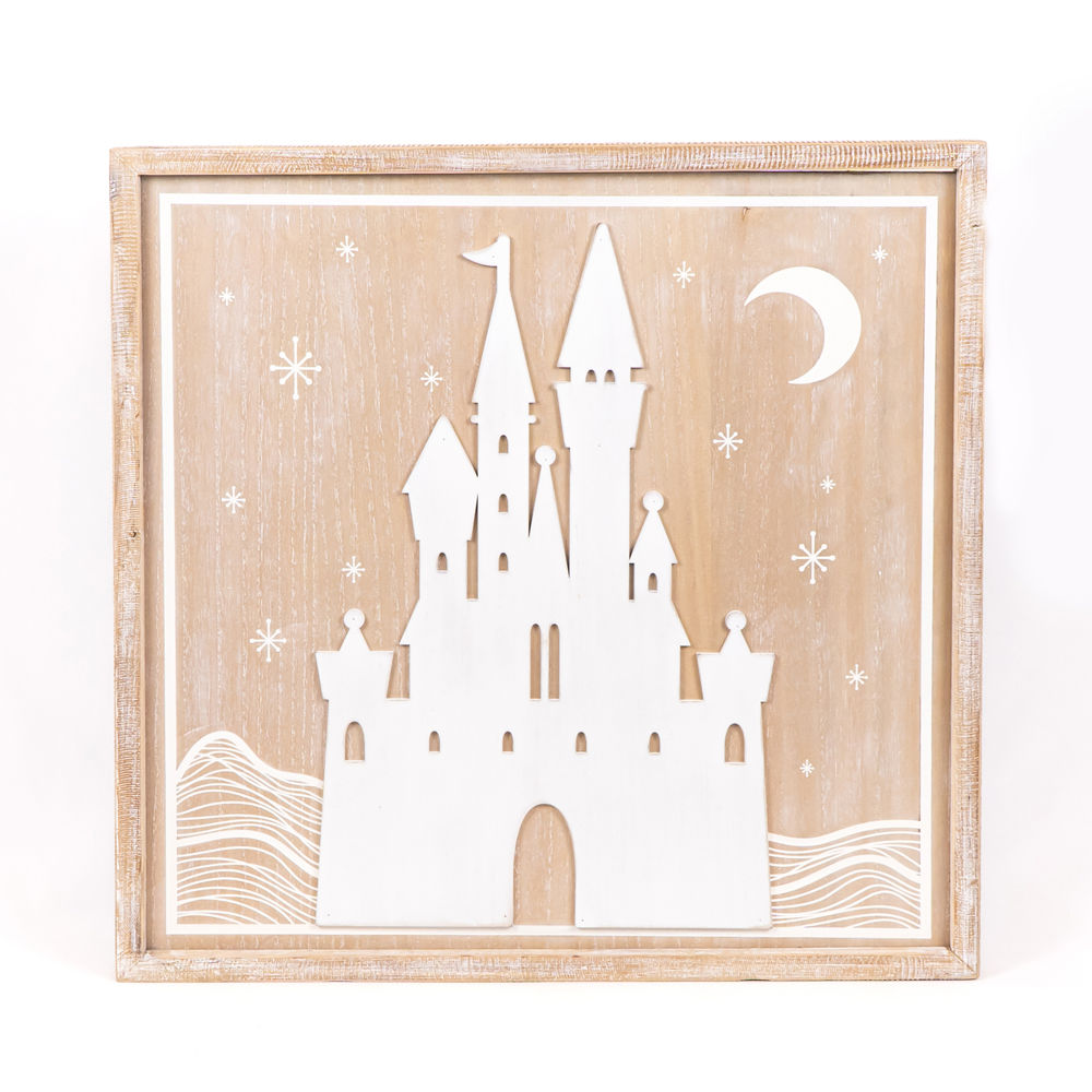 25x25 Haunted/Castle Reversible Wood Sign