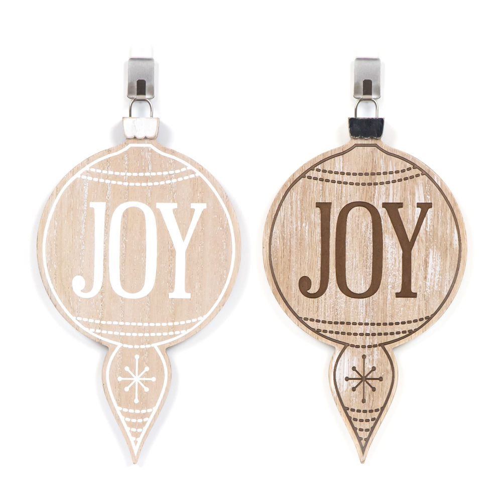 JOY Wood Ornament
