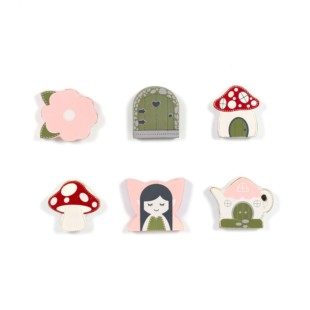 Fairy Garden Wood Shapes Set of 6