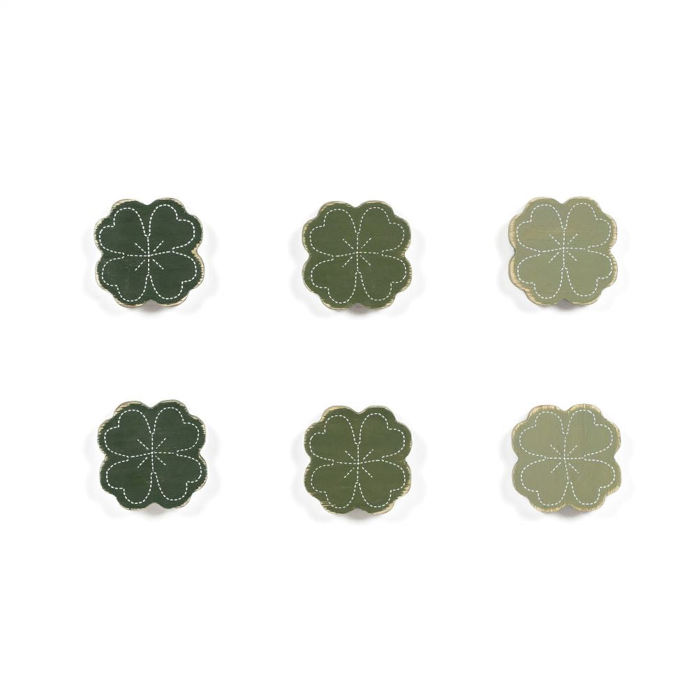 Wooden Shamrock Shapes Set