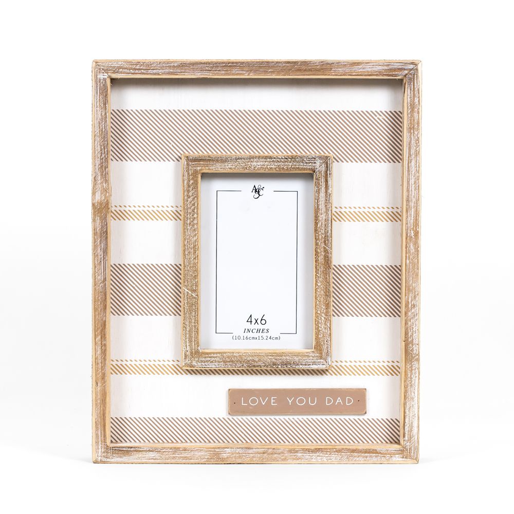 Love Dad Multicolor Photo Frame