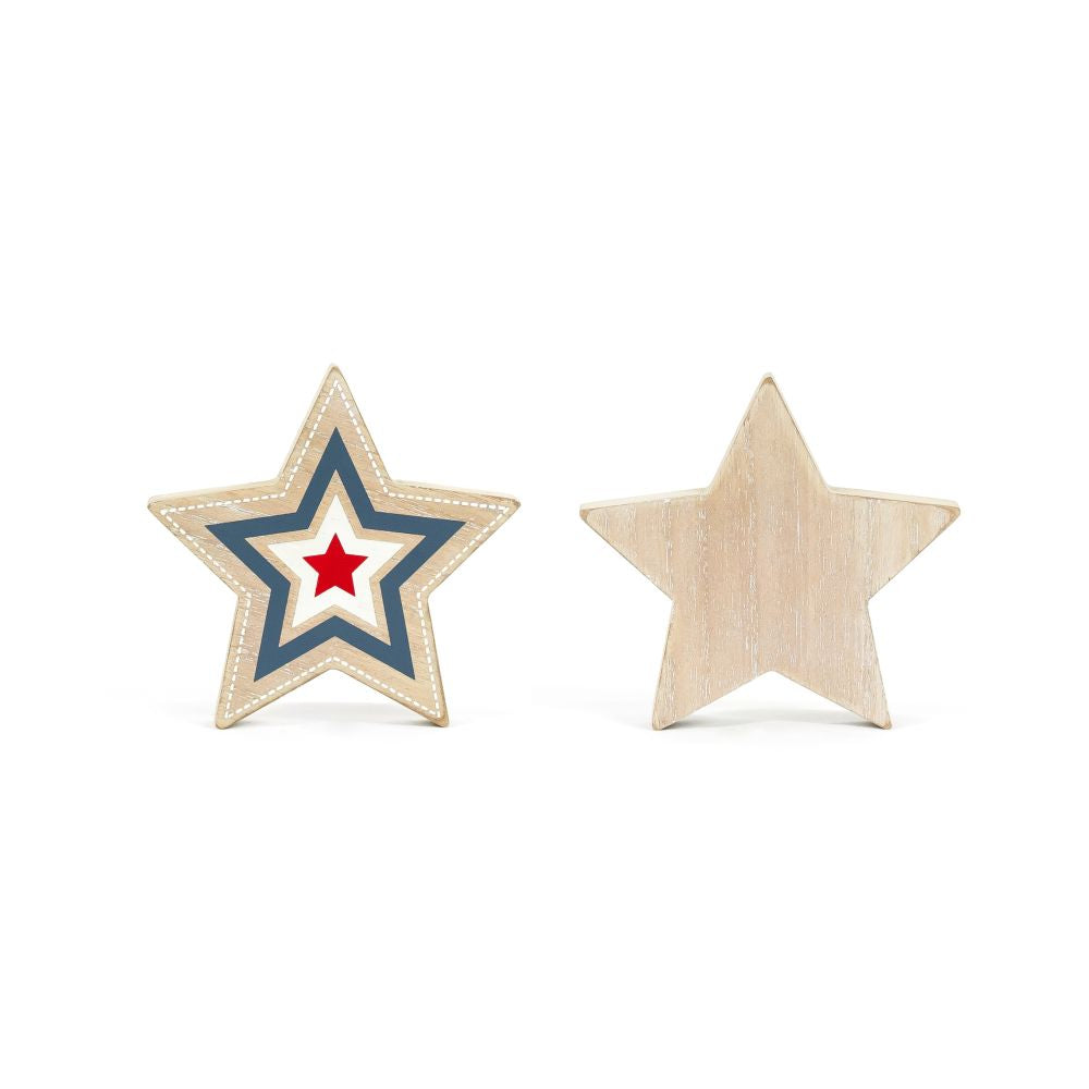 5x5 Reversible Chunky Wood Star