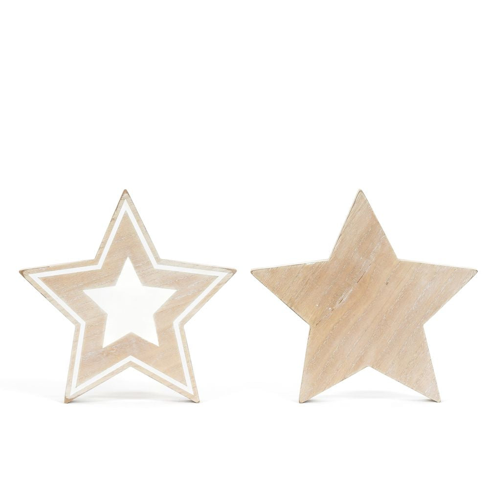 8x8 Reversible Wood Star Shape