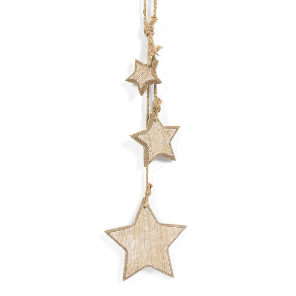 Wood Star Dangles