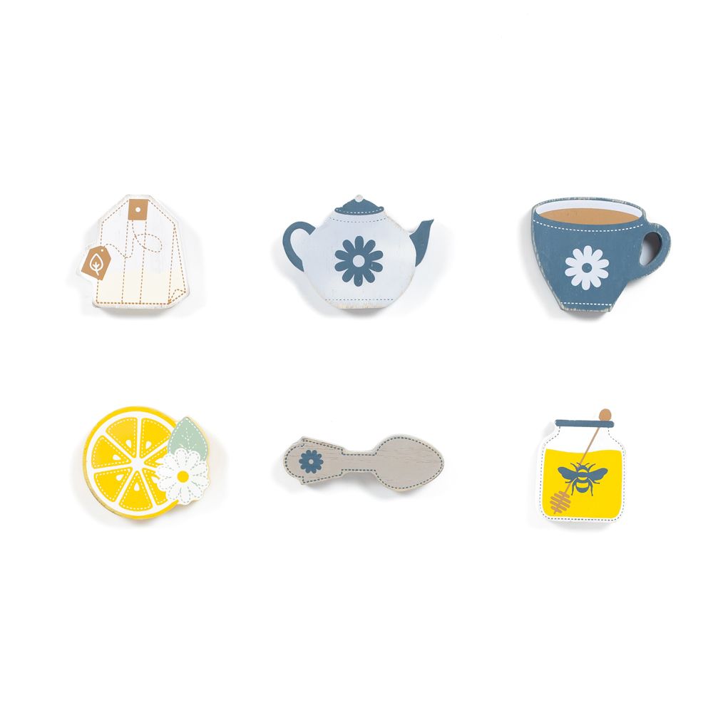 Teatime Wood Shapes Set