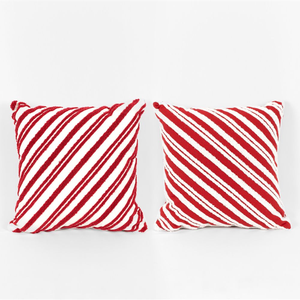 16x16 Reversible Stripe Pillow