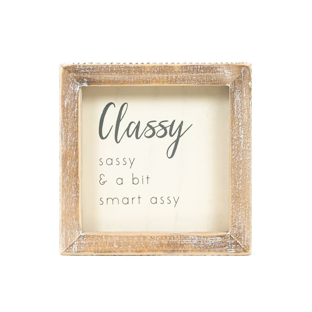 Classy Wood Frame Sign