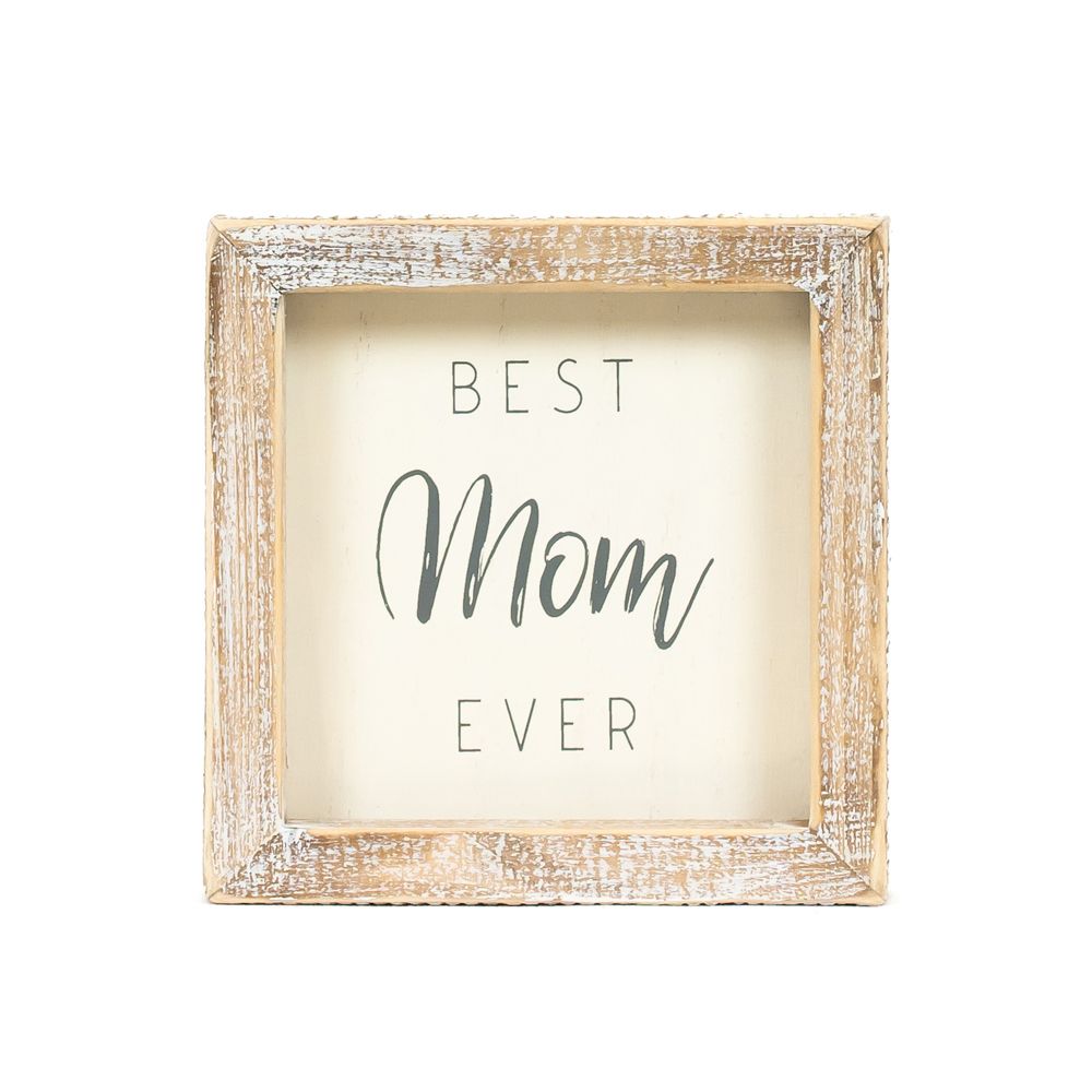 Mom Wood Frame Sign