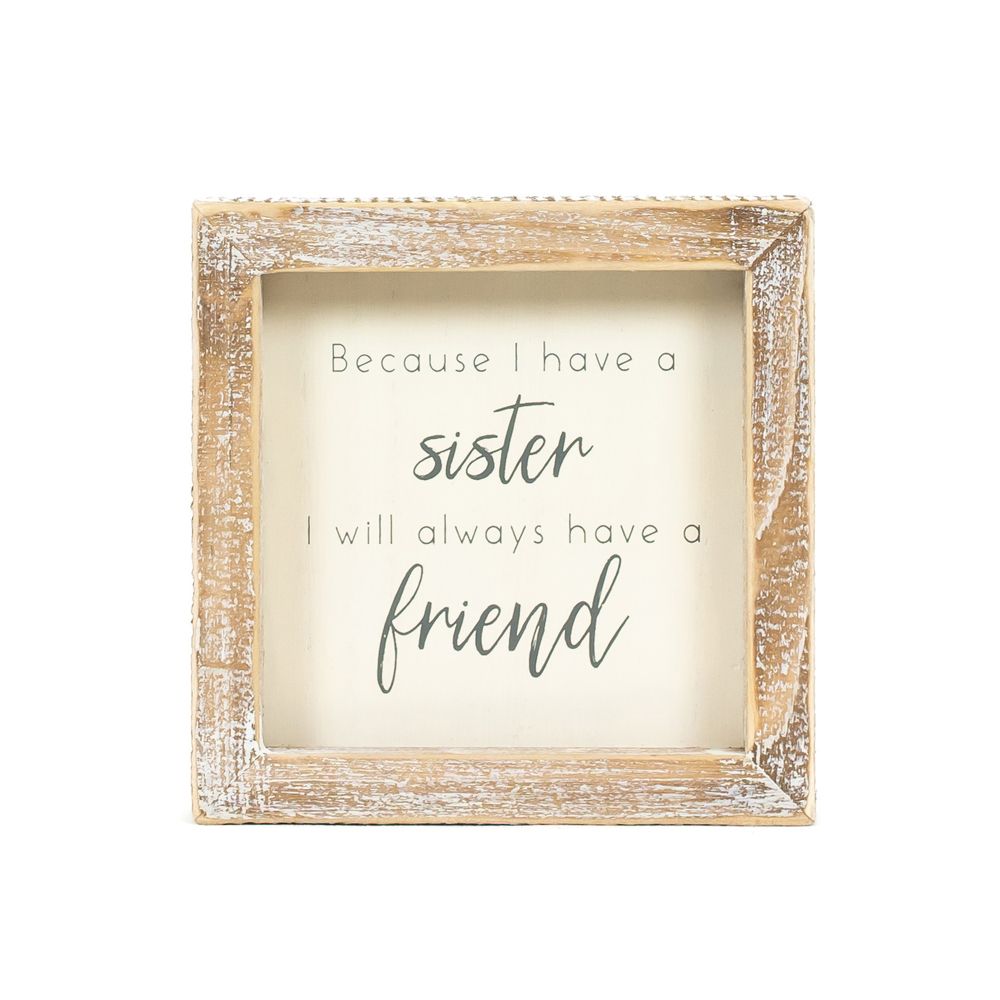 Sister Wood Frame Sign