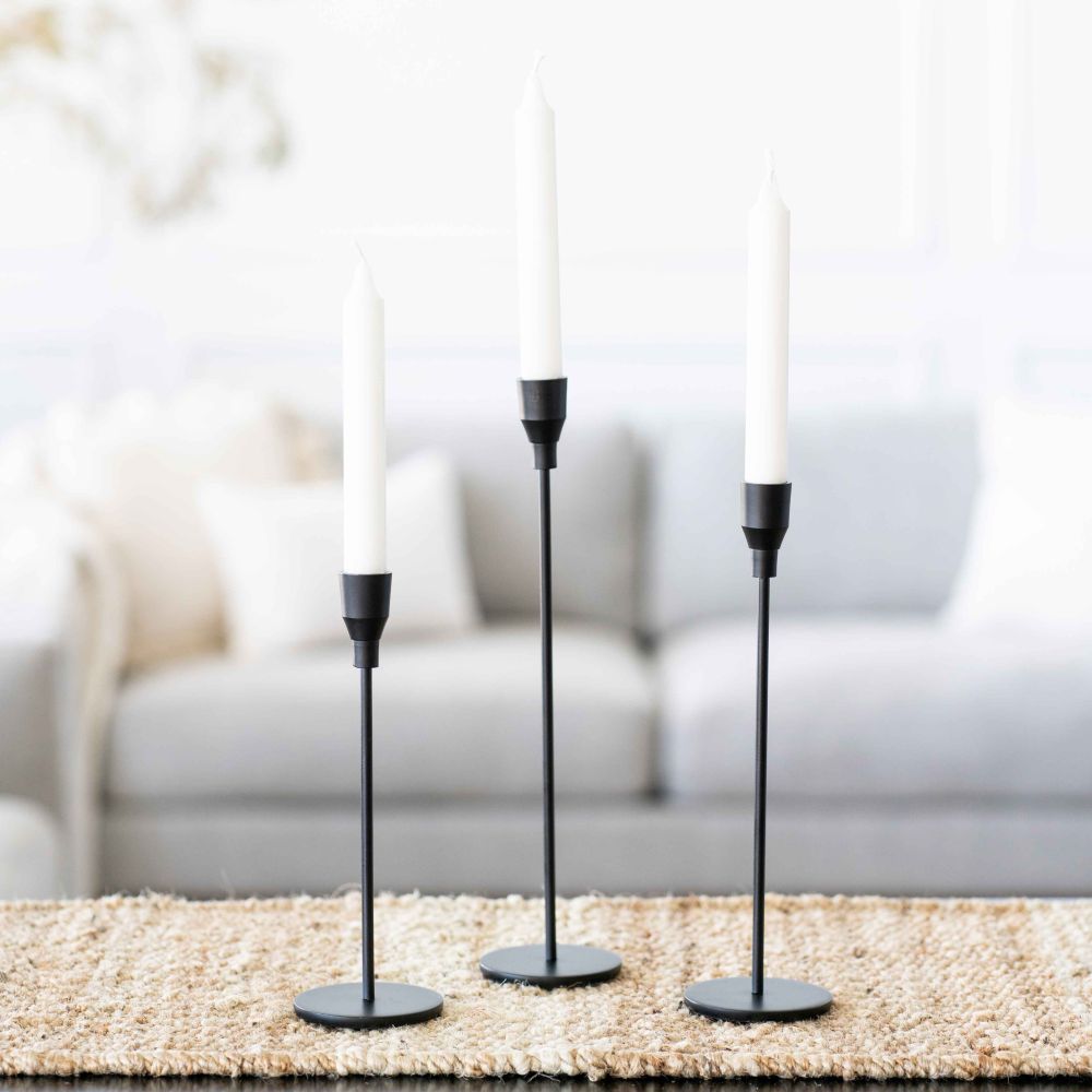 Sundara Iron Candle Holders Set of 3