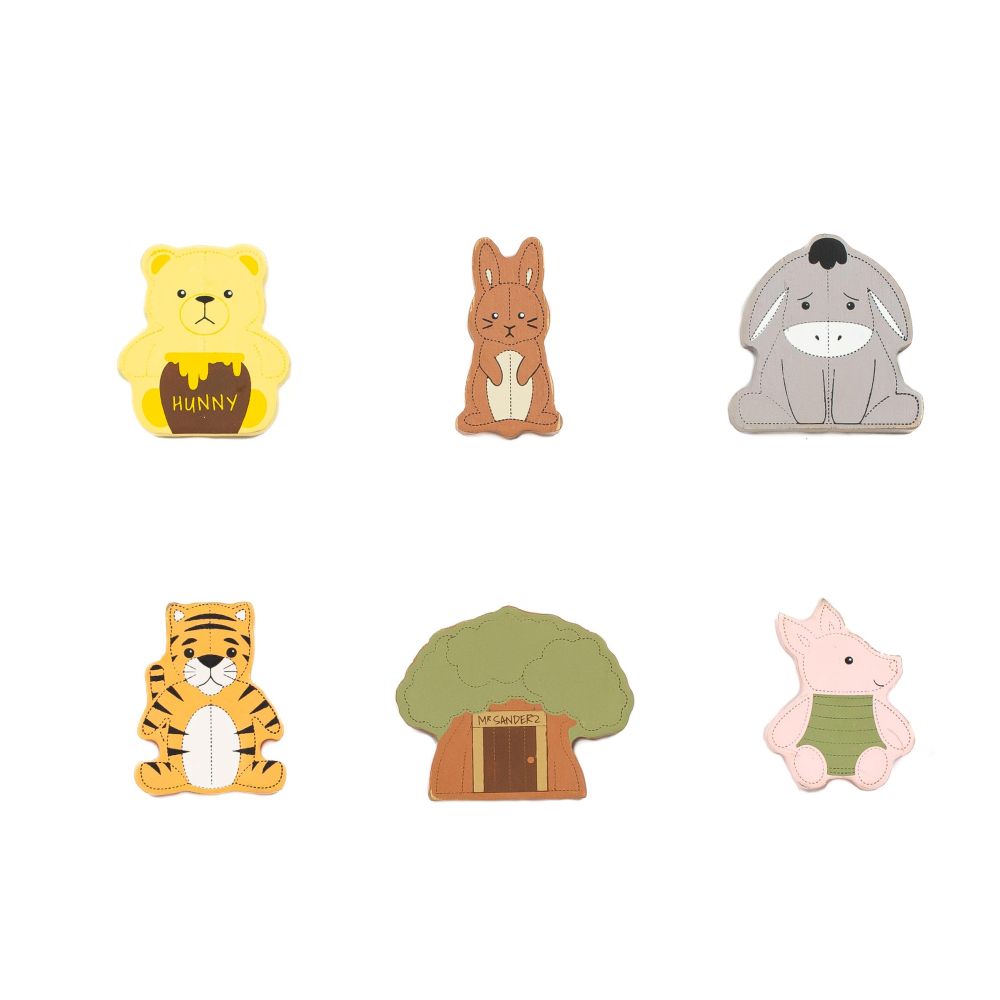 Winnie the Pooh Wood Shapes Set of 6