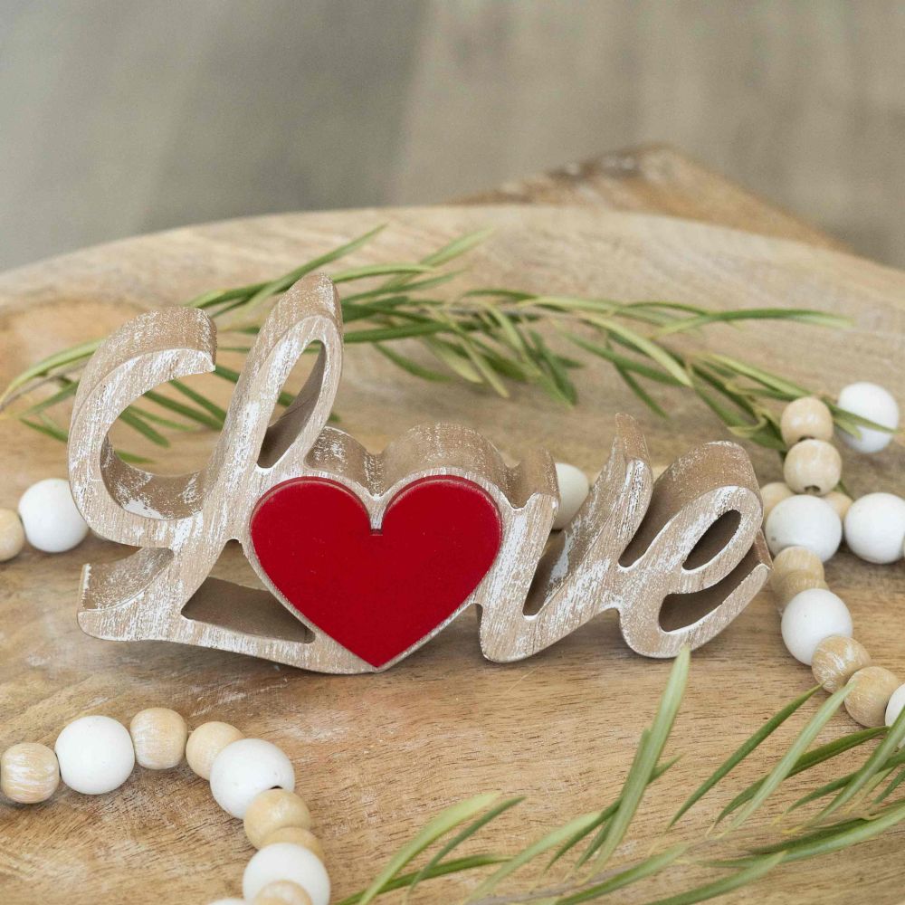 Love Wood Cutout