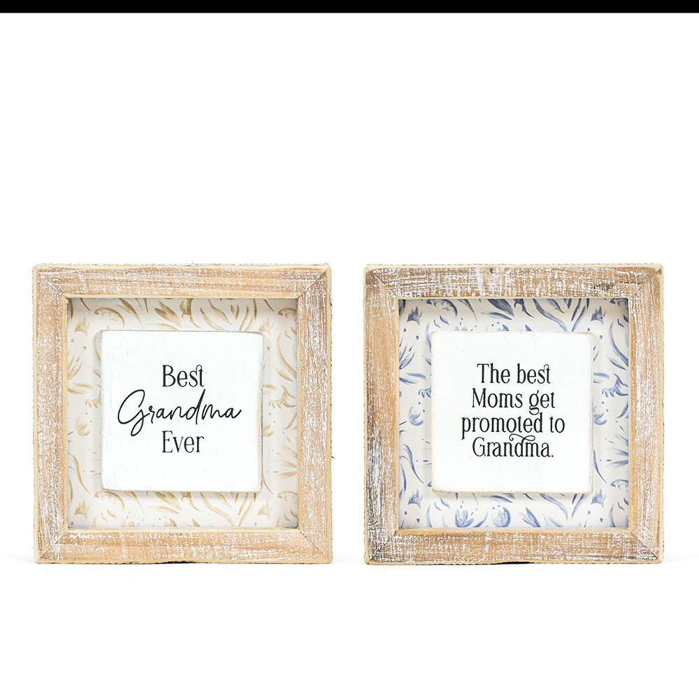 5x5 Reversible Grandma Wood Sign