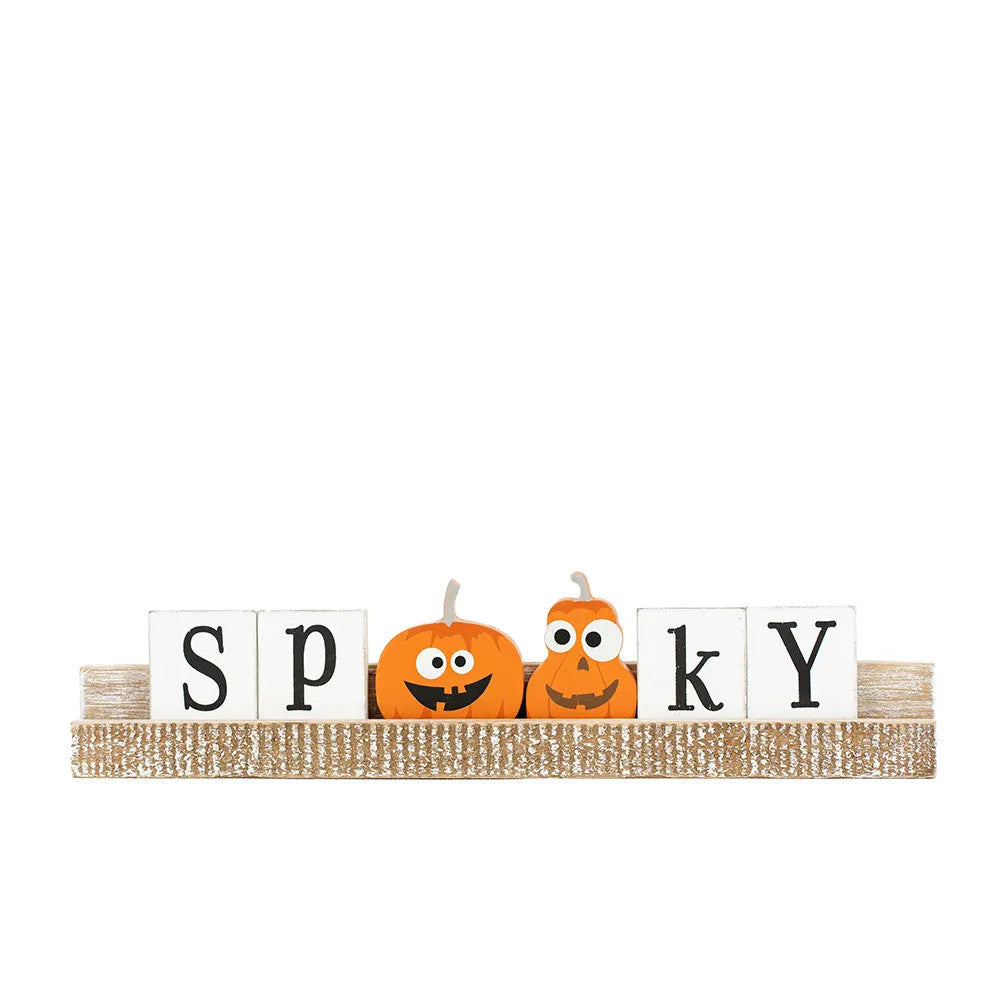 Spooky Pumpkins & Sweets Wood Ledgie Kit