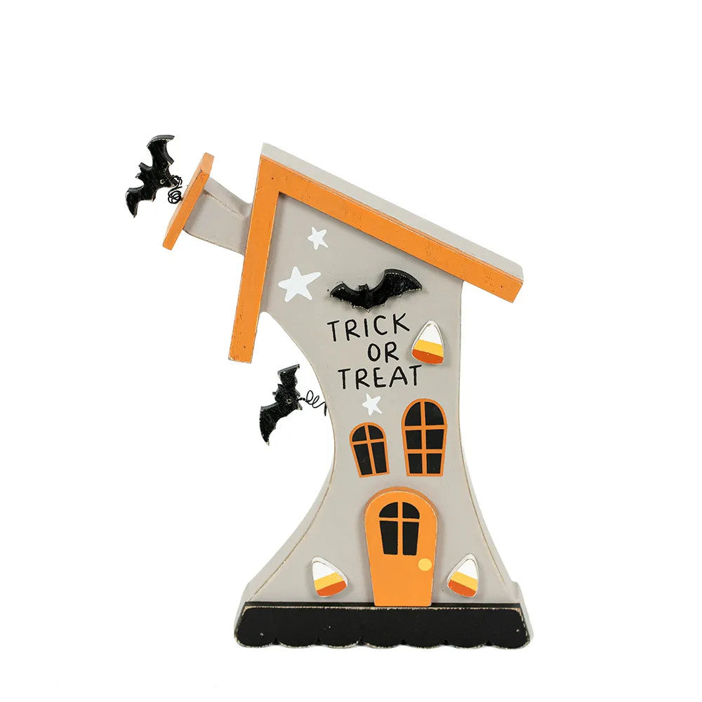 Pumpkins & Sweets Wood House Cutout