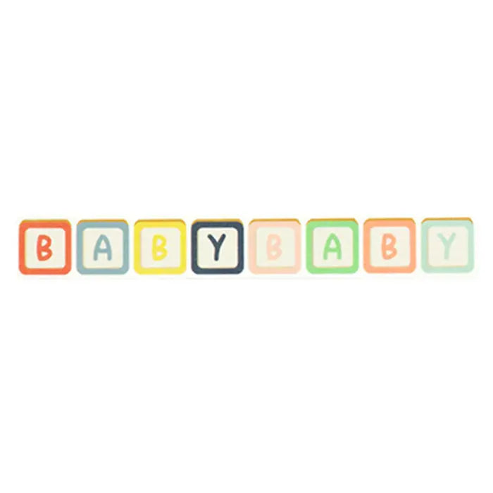 View 2 of Baby Blocks Washi Tape - Baby On Board Girl - Echo Park