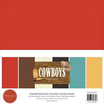 Cowboys Solids Kit - Carta Bella