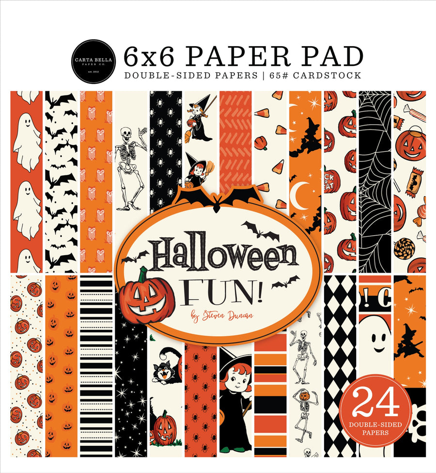Halloween Fun 6" x 6" Paper Pad - Carta Bella