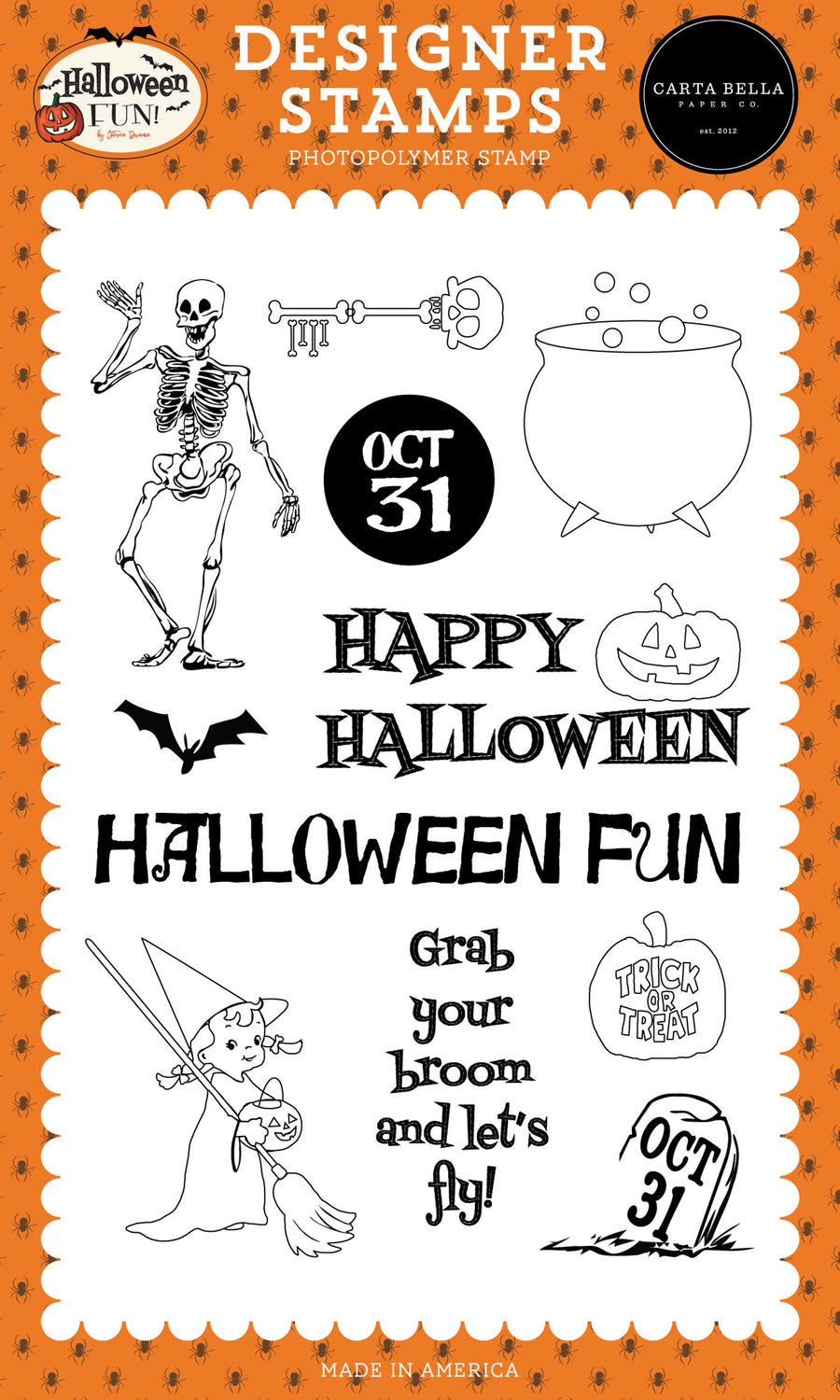 Grab Your Broom Stamp Set - Carta Bella